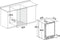 Temptech EX60DRW Elegance onderbouw wijnkoelkast - 2 zones - 46 flessen