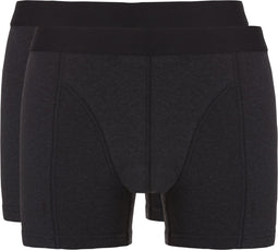 Ten Cate Heren boxershorts 2-pak - Fine Men - M - Zwart