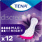 Tena Discreet Maxi Night - 12 pads