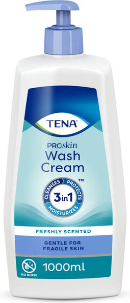 TENA Proskin Wash Cream Pompfles 500 ml