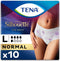 Tena Protective Underwear Women L