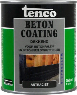 Tenco betoncoating - dekkend - antraciet - 750 ml