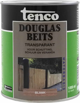 Tenco douglas beits waterbasis transparant blank - 1 liter