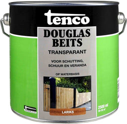Tenco douglas beits waterbasis transparant lariks - 2,5 liter