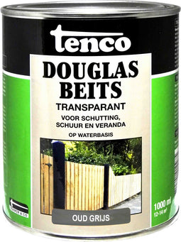 Tenco douglas beits waterbasis transparant oud grijs - 1 liter
