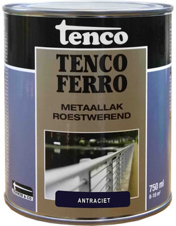 Tenco ferro roestwerende metaallak antraciet - 750 ml.