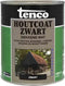 Tenco houtcoat zwart waterbasis mat - 1 liter