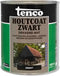 Tenco houtcoat zwart waterbasis mat - 1 liter