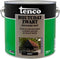 Tenco houtcoat zwart waterbasis mat - 2,5 liter