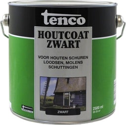 Tenco Houtcoating Zwart - 2,5 liter