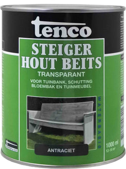 Tenco steigerhoutbeits antraciet - 1 liter