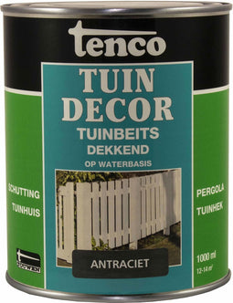 Tenco tuindecor beits dekkend antraciet - 1 liter