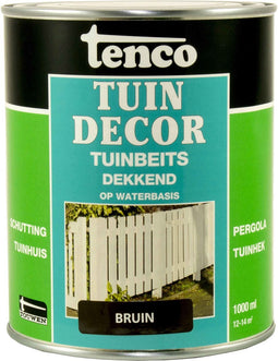 Tenco tuindecor beits dekkend bruin - 1 liter