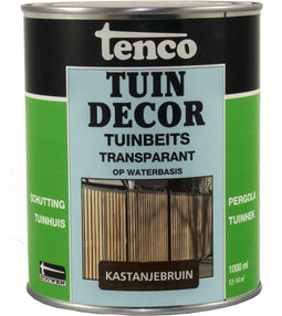 Tenco tuindecor beits transparant kastanjebruin - 1 liter