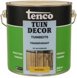 Tenco tuindecor beits transparant naturel - 2,5 liter