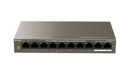 Tenda TEF1110P-8-102W Fast Ethernet (10/100) Power over Ethernet (PoE) Grey