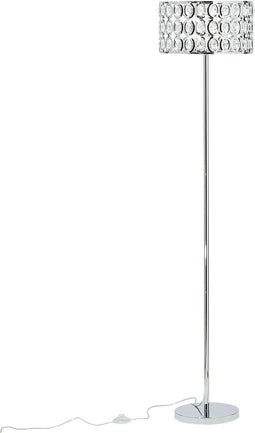 TENNA - Staande lamp - Zilver - Metaal