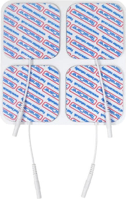 TensCare - Zelfklevende Elektroden Pads 50x50mm - 4 Herbruikbare Elektroden voor TENS Therapie