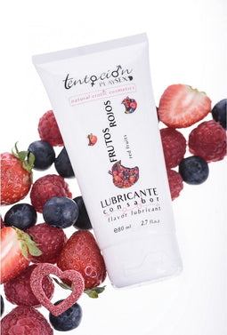 TENTACION - LUBRICANT WITH RED FRUITS FLAVOR 80 ML