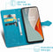 iMoshion Hoesje Geschikt voor OnePlus Nord N100 Hoesje Met Pasjeshouder - iMoshion Mandala Bookcase - Turquoise
