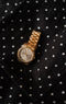 IKKI BRONX BX15 Dames Horloge - 3ATM Waterdicht - RVS - Goudkleurig / Taupe