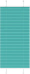 vidaXL - Plissé - rolgordijn - 55x150 - cm - stofbreedte - 54,4 - cm - petrol - groen