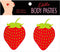 Tepelpads – Rood – Aardbeien Design voor Speelse Uitstraling