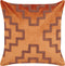 SERGIPE - Sierkussen set van 2 - Oranje - 45 x 45 cm - Fluweel