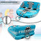 SereneLife Zware Opblaasbare Sleeptube - Water Tube Boot Float Sleepraft, Watersport Opblaasbare Trekboten/Tubes/Sleeptubes met Schuimzitjes, PVC Blaas, Handvatten