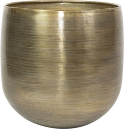 Ter Steege Bloempot Aluminium Goud D 38 cm H 35 cm