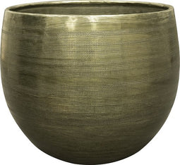 Ter Steege Bloempot Aluminium New Green-Groen D 33 cm H 25 cm Opening 28.5 cm