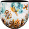 Ter Steege Bloempot Metaal Azuur Blauw-Multicolour D 28 cm H 25 cm