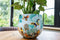 Ter Steege Bloempot Metaal Azuur Blauw-Multicolour D 28 cm H 25 cm