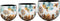 Ter Steege Bloempot Metaal Azuur Blauw-Multicolour D 28 cm H 25 cm