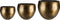 Ter Steege Bloempot Metaal Brons-Goud D 54 cm H 42 cm Opening 42 cm