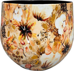 Ter Steege Bloempot Metaal Multicolour D 24 cm H 21 cm