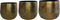 Ter Steege Bloempot-Sierpot Metaal Brons-Groen D 29 H 24 cm