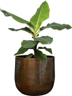 Ter Steege Bloempot-Sierpot Metaal Mystic Blue D 44 H 40 cm Opening 41 cm