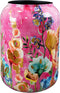 Ter Steege Bloempot-Siervaas Metaal Fuchsia-Multicolour D 30 cm H 42 cm