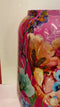 Ter Steege Bloempot-Siervaas Metaal Fuchsia-Multicolour D 30 cm H 42 cm