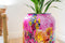Ter Steege Bloempot-Siervaas Metaal Fuchsia-Multicolour D 30 cm H 42 cm
