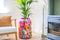 Ter Steege Bloempot-Siervaas Metaal Fuchsia-Multicolour D 30 cm H 42 cm