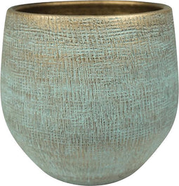 Ter Steege Bloempot Turquoise D 26 cm H 26 cm Opening 26 cm