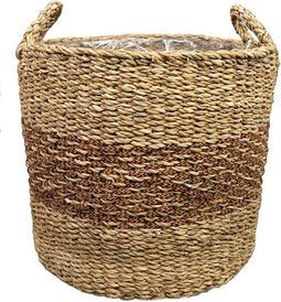 Ter Steege Plantenmand voor Binnen Zeegras Beige-Bruin D 31 cm H 31 cm