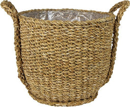 Ter Steege Plantenmand Zeegras Naturel-Beige D 28 cm H 27 cm