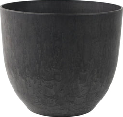 Ter Steege Plantenpot - zwart - kunststof - D28 x H24 cm - bloempot