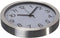 Perel Wandklok - Analoog - Radiogestuurd DCF - Zilver 30 cm