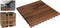 Terrastegels acaciahout - set van 9 - 30x30