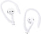 Terratec ADD Hook - Earhook voor Apple Airpods voor veilig sporten 2 oorhaken wit