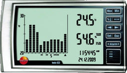 TES ruimte-opnemer rv/temp 623, meetbereik bovenwaarde (vocht) 100%